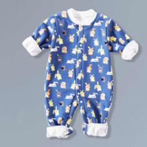 Milkaoyot One-piece garments for children Baby one-Piece Footless Cotton Pajamas - £21.23 GBP