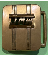 Vintage Swank Bronze Belt Buckle Deluxe Plate - JMW - £8.83 GBP