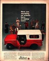1963 Vintage ad The Scout by International Retro Vehicle Red White nostalgic c9 - £16.95 GBP