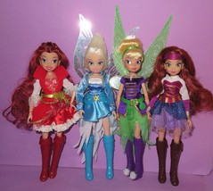 Disney Fairies Jakks Doll Lot Pirate Fairy Periwinkle Tinkerbell Rosette 2014 - £78.64 GBP