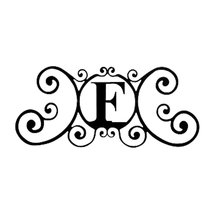 24 Inch House Plaque Letter F - $49.95