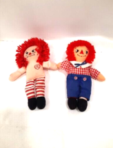 Raggedy Ann &amp; Andy Dolls 9&quot; Soft Cloth Applause 1991 Johnny Gruelle - £9.00 GBP