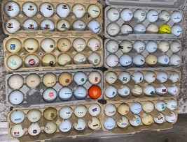 Mixed Lot Of 95 Golf Balls - Titleist Wilson Strata Slazenger Etc 85 Wood Tee’s - £33.50 GBP