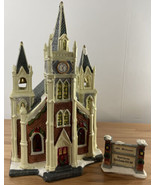 2009 Traditional Vintage Collection Three Steeple Victorian Church with ... - £27.49 GBP