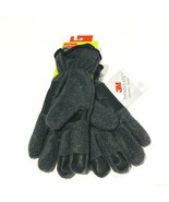 Tek Gear Mens Fleece Gloves Gray Size Small Touch Screen Water Resistant... - $20.36 CAD