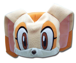 Sonic The Hedgehog Cream Fleece Hat Beanie Sega Licensed NEW WITH TAGS - $13.06