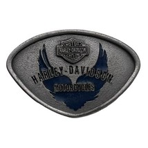 Vintage Harley Davidson Motorcycles Blue Inlaid Enamel Eagle Biker Pin B... - £20.13 GBP