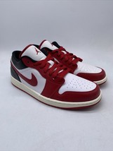 Authenticity Guarantee 
Nike Air Jordan 1 Low Retro White Black Gym Red DC077... - £83.89 GBP