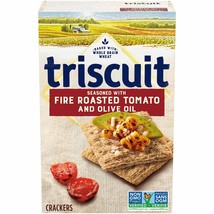 12 X Triscuit Fire Roasted Tomato &amp; Olive Oil Crackers 200g Each -Free Shipping - £47.94 GBP