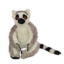 Wild Republic Plush Ring Tailed Lemur Stuffed Animal Gray Black #10948 2014 11&quot; - £9.84 GBP