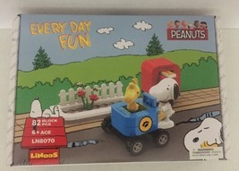 NEW Peanuts Snoopy &amp; Woodstock Mail Delivery Building Set - 82 Pieces - $495.87 MXN