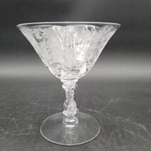 Vintage Cambridge Rose Point - 3121 - Low Sherbert - Beautifully Etched ... - $13.24 CAD