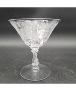 Vintage Cambridge Rose Point - 3121 - Low Sherbert - Beautifully Etched ... - €8,12 EUR