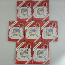 XMAS Ornament Embroidery Kits 7 Lot Gift Bag Reindeer Snack Candy Cane G... - $19.95