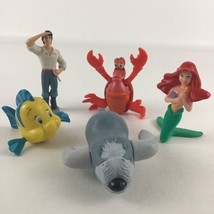 Disney The Little Mermaid McDonald&#39;s Toy Figure Lot Max Ariel Eric Vinta... - £14.02 GBP