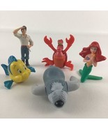 Disney The Little Mermaid McDonald&#39;s Toy Figure Lot Max Ariel Eric Vinta... - $18.76