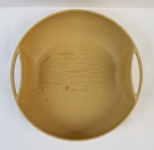Vintage FLLINGERS Agatized Wood Inc Bowl with Handles 11-1/4&quot; Round Piec... - £15.79 GBP
