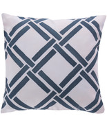 Livabliss 20 x 20 x 4 in. Rain Contemporary Square Throw Pillow, Navy &amp; ... - $1,966.42 MXN