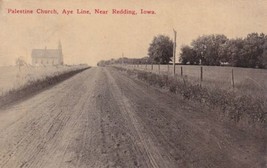 Palestine Church Aye Line Redding Iowa IA 1917 Postcard D29 - $2.96