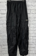 Stearns Mens Dry Wear Pants Size XL Black Waterproof Mesh Lined Nylon Cargo  - £31.69 GBP