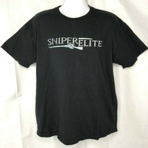 Sniper Elite Namco Rebellion 2005 Video Game Logo T-Shirt XL Mens Black ... - $24.03