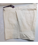 Women&#39;s Gloria Vanderbilt Utility Shorts Stonewood Size 24W - £34.45 GBP