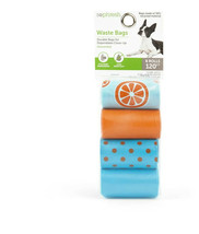 So Phresh Orange and Blue Polka-Dot Dog Waste Bags, Count of 120 - £9.64 GBP