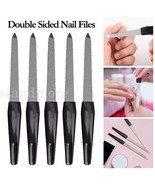 10Pcs Double Sided Nail Files Stainless Steel Plastic Handle Metal File ... - $132.31 MXN