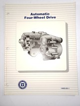 GM STG ASE Training Book Sept 1997 Automatic Four-Wheel Drive 14003.05-1 - $95.18 MXN