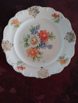 Bavaria Schumann Salad Plate with Flowers Germany US Zone - £18.92 GBP