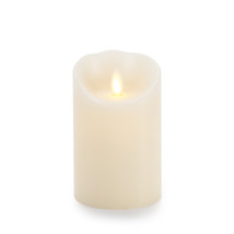 Darice Luminara Flameless Candle Vanilla Scented Ivory Wax Classic Pilla... - $95.91