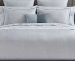 Sferra Modelli Aquamarine Standard Sham Textured Weave 100% Cotton Italy... - £31.46 GBP