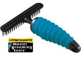 Master Grooming Tools Double Row Pin Undercoat Rake Mat Breaker Coat Shedding - £18.86 GBP