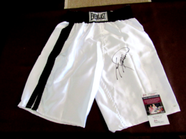 LARRY HOLMES BOXING HEAVYWEIGHT CHAMPION HOF SIGNED AUTO EVERLAST TRUNK ... - £155.54 GBP