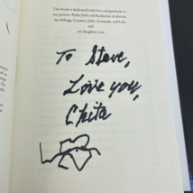 Chita A Memoir HC First Edition 2023 SIGNED (Personalized to STEVE) Chit... - $55.00