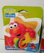 Baby Rattles Sesame Street Beginnings Elmo with Rings Girl Boy Toys Toy ... - £5.58 GBP