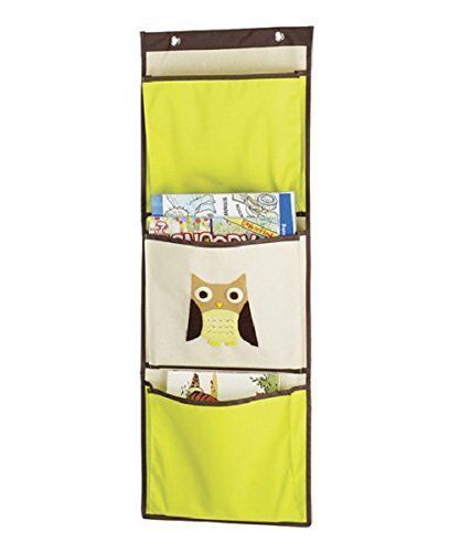 Primary image for Whitmor Kid's Canvas Over-the-Door Wall Organizer Brown Owl