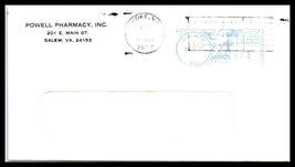1977 US Cover - Powell Pharmacy, Salem / Roanoke, Virginia U1 - £2.34 GBP