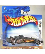 2004 Hot Wheels First Editions F-RACER Pntd-Black Base Chrome-Side Short... - $8.00