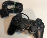 Sony PlayStation 2 PS2 Dual Shock Analog Controller Black OEM - $17.72