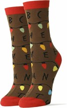 Women&#39;s Novelty Crew Socks, Funny Crazy Cool Socks for Christmas - One Size - $10.88