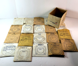 Vintage Lot of United Delco Water Outlet Gaskets Box, Gaskets &amp; Sleeves 1930s-60 - £14.78 GBP