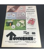 VTG November 1977 Townsmen Christmas Supplement Hamilton Beach &amp; Conair ... - £18.88 GBP