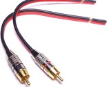 Rca To Speaker Wire Adapter, Speaker Bare Wire Cables To Rca Plugs Adapt... - $17.99