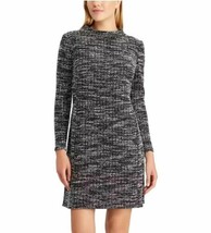 New Chaps Women&#39;s Boucle Sweater Dress Black/White Variety Sizes - $58.07