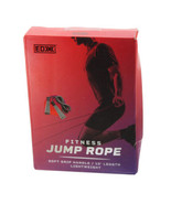 EDX Jump Rope for Fitness Workout, Exersise Tange-Free Hand Grip 10 ft B... - $20.99 CAD