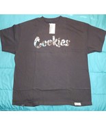 Cookies T-Shirt Mens 2XL Black Casual Short Sleeve Crew Neck Streetwear (TTT) - $24.74