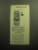 1958 Royal Hawaiian Macadamia Nuts Ad - From the paradise isles - £14.61 GBP