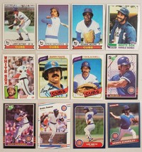 Chicago Cubs Lot of 12 MLB Baseball Cards from 1970&#39;s &amp; 1980&#39;s* - £8.56 GBP