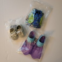 My Life As 18&quot; Doll Accessory Lot of 3 Fins Sneakers Backpack New Factor... - $14.03